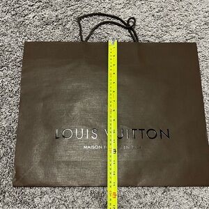 Vintage Louis Vuitton Dark Brown paper Bag